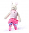 Organic Island Rabbit in Thai loincloth - pink
กระต่ายน้อย ชุดไทยโจงกระเบน