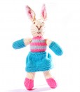 Toddler Rabbit in Blue Swimsuit